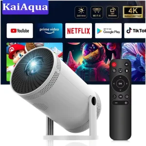 Mini Portable Projector Support 4K 1080P