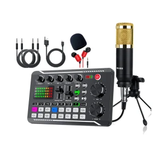 DJ Equipment Microphone Sound Card